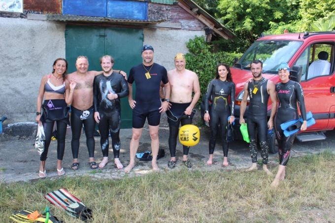 Nuoto pinnato sull’Adda