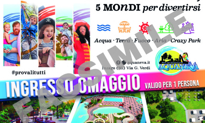Con la Gazzetta di sabato 4 giugno vai gratis all’Aquaneva!