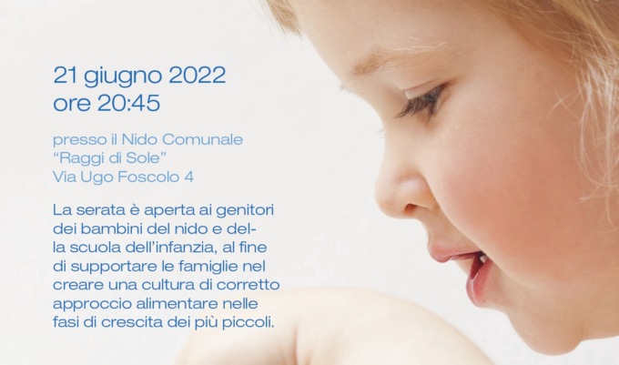 Educazione alimentare e bambini. A Pessano con Bornago un incontro gratuito