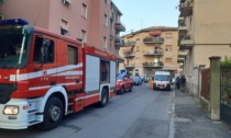 Cortocircuito in una caldaia, incendio in un appartamento