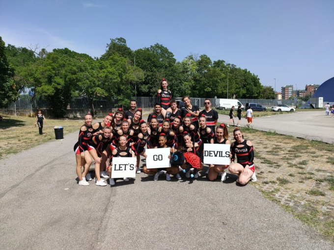 Si allenano a Segrate i campioni italiani di cheerleading