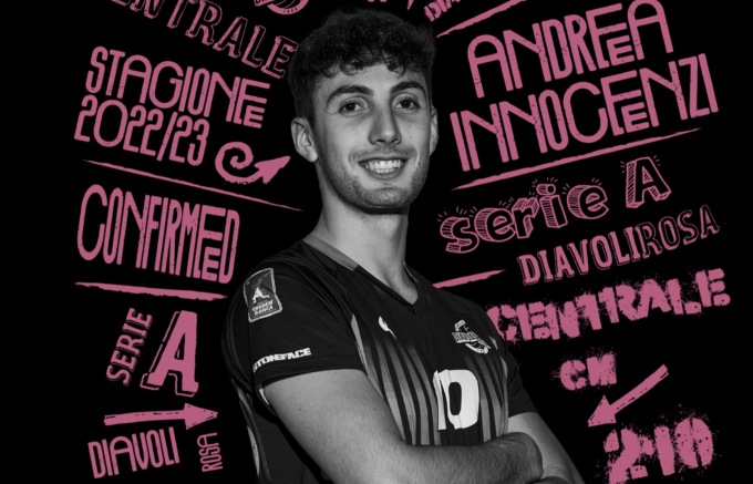 Diavoli Rosa: Andrea Innocenzi confermato in prima squadra