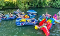 Anche quest'anno i Martesana Raiders hanno popolato il Naviglio con gommoni multicolori FOTO