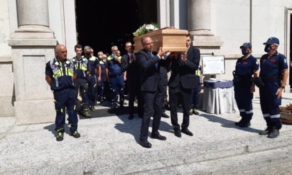 L'addio di Cambiago e della Protezione civile a Eugenio Ghisleri