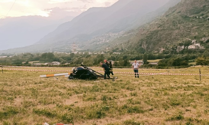 Valtellina tragedia cade elicottero muore uno di Capriate