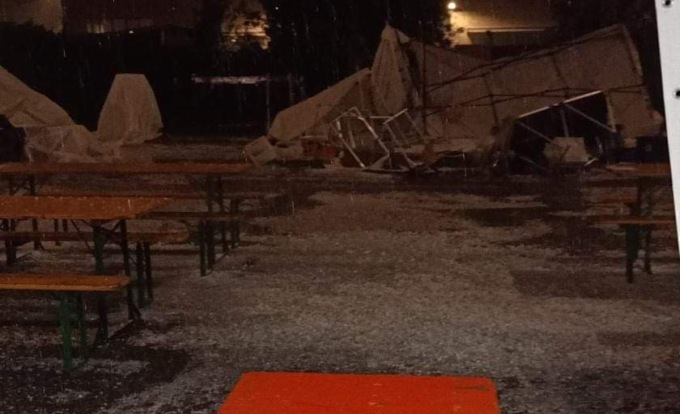Temporale e grandine nell’Adda Martesana