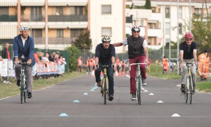 Primi spint in bicicletta in compagnia di Gibi Baronchelli
