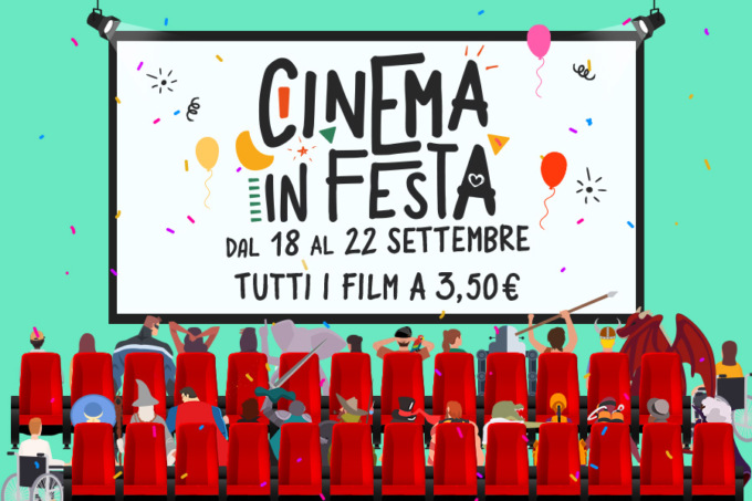 Cinema in Festa anche Arcadia partecipa: per cinque giorni film a soli 3,50 euro