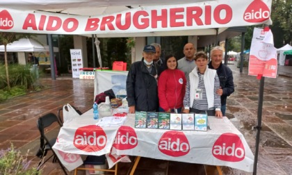 Aido Brugherio: neanche la pioggia frena lo spirito dei donatori