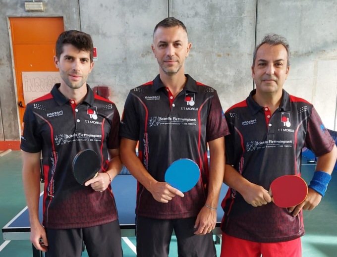 Il Tennis Tavolo Morelli ricomincia la stagione con il piede giusto al Regionale
