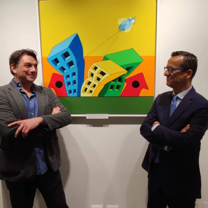 Il pittore Andrea Sangalli in mostra a Milano: “Ho raccontato la pandemia”