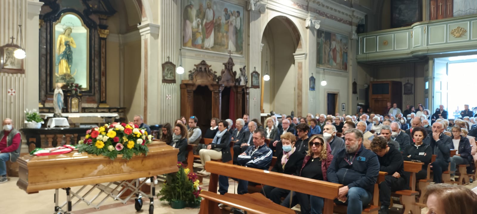 Truccazzano - Funerale dell'ex sindaco Vittorio Ronchi