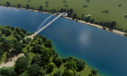 Ecco come sarà il ponte ciclopedonale sull'Adda