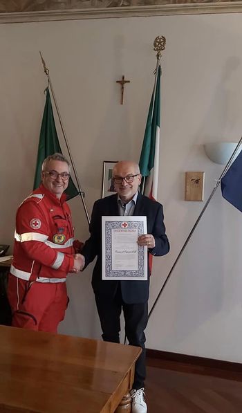 Comune premiato dalla Croce Rossa per l’abnegazione dimostrata durante la pandemia