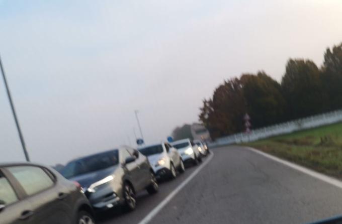 Cernusco sul Naviglio asfaltatura sulla via Po Sp120