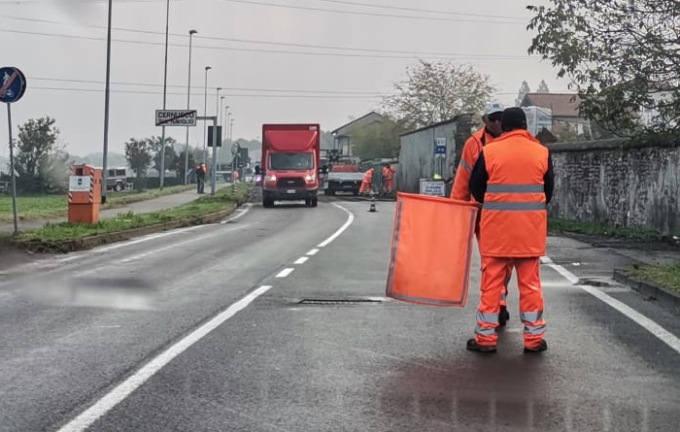 Code sulla Sp120 tra Bussero e Cernusco sul Naviglio, lavori in corso