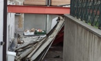 Crolla una tettoia di cemento del Fatebenefratelli di Cernusco sul Naviglio