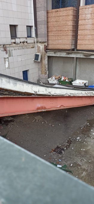 Cernusco sul naviglio tettoria crollata al fatebenefratelli
