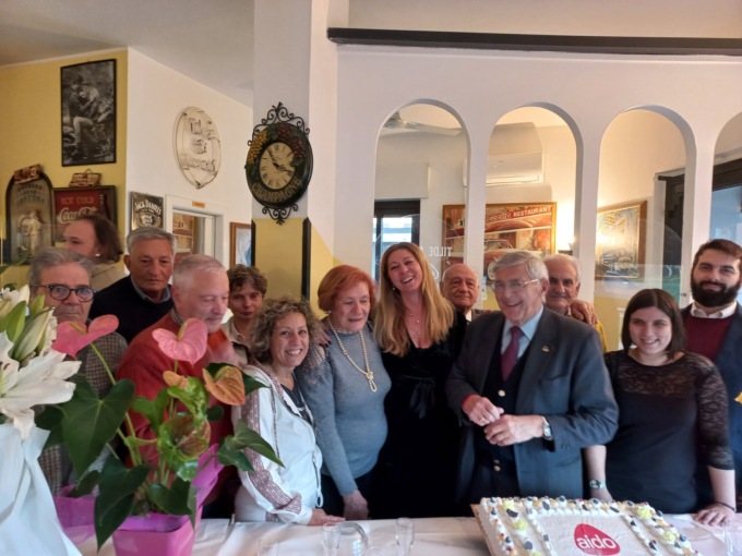 Pranzo sociale dell’Aido di Brugherio, la missione è stare in compagnia
