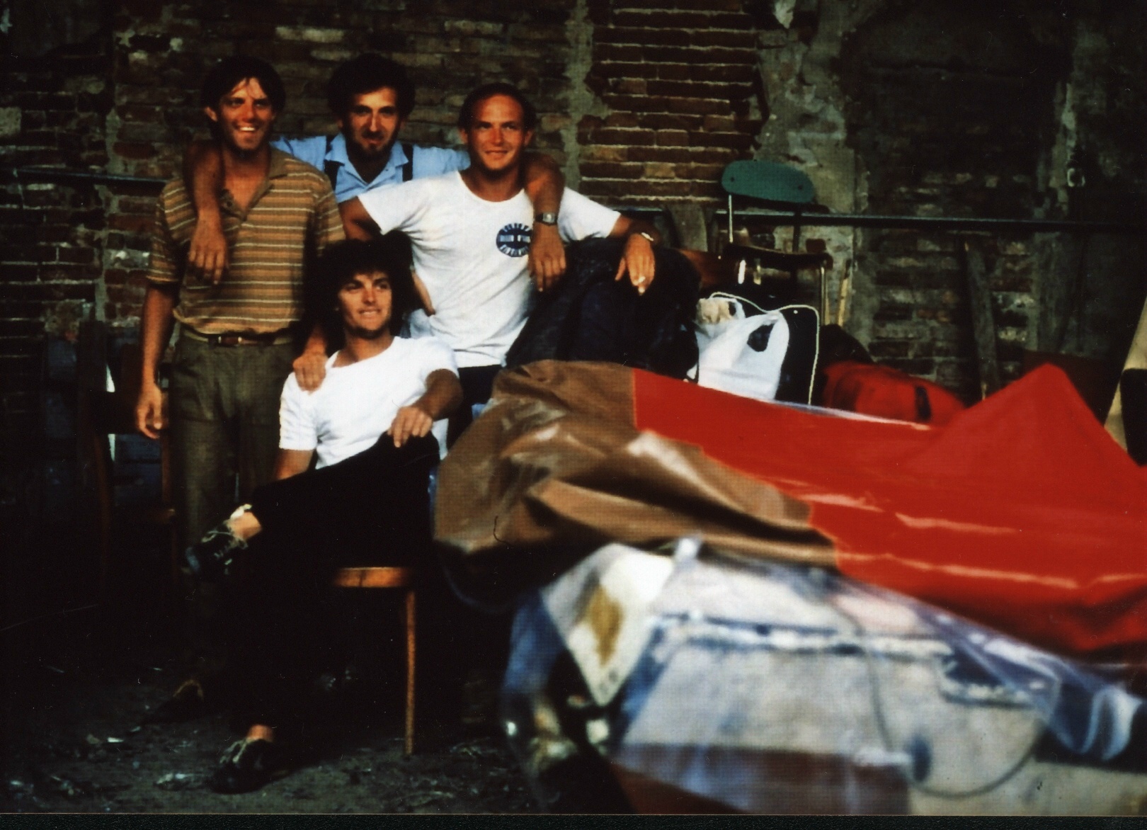 1982 - Arrivo alla canottieri Giudecca di Venezia (Foto Battista Casiraghi)