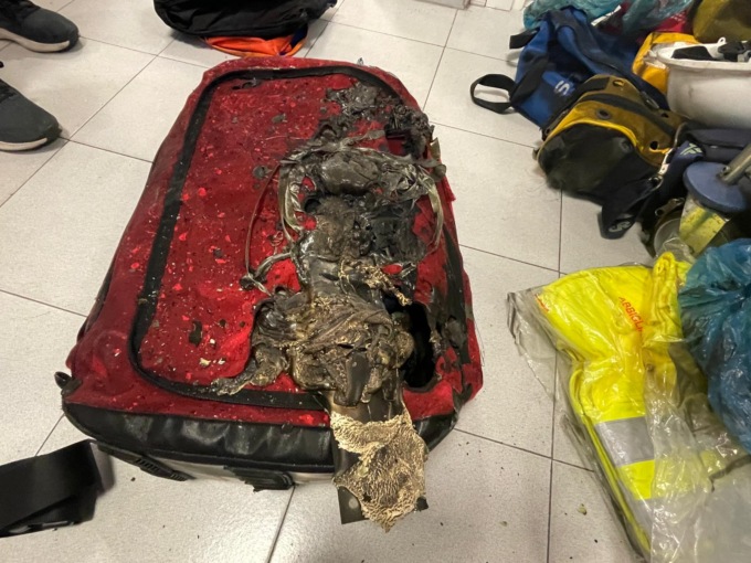 segrate ambulanza misericordia prende fuoco