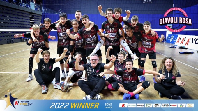 I campioni del futuro sono a Brugherio: l’Under 15 Diavoli rosa trionfa nel torneo internazionale