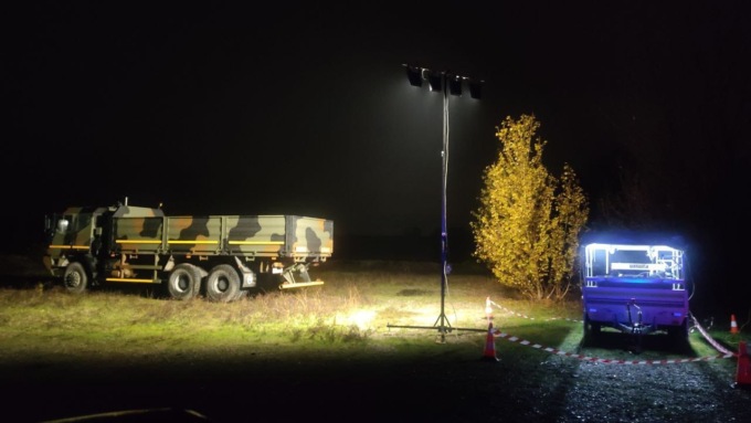 Dispiegamento di forze a Vaprio d’Adda per il brillamento delle tre bombe