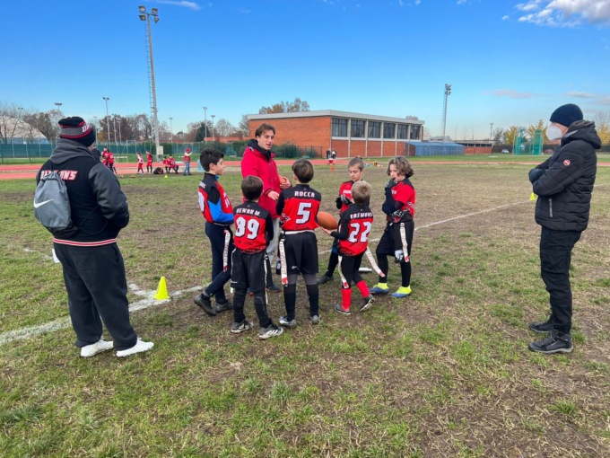 Piccoli Daemons promettono bene: ottime prestazioni al torneo di flag football