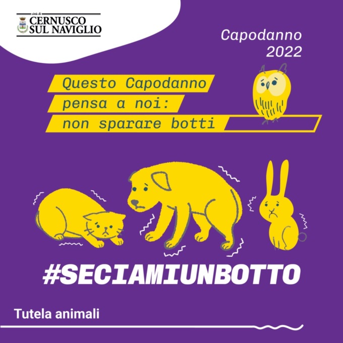 Cernusco sul Naviglio lancia una campagna di sensibilizzazione contro l’utilizzo indiscriminato di fuochi d’artificio