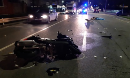 Incidente sulla Padana a Vimodrone tra una Jaguar e uno scooter: paura per un 46enne