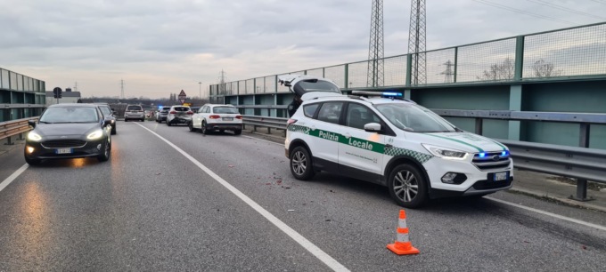 Tamponamento a catena a Pozzuolo Martesana, traffico in tilt