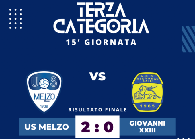 Uno-due e tre punti: l’Us Melzo 1908 è tornato alla vittoria