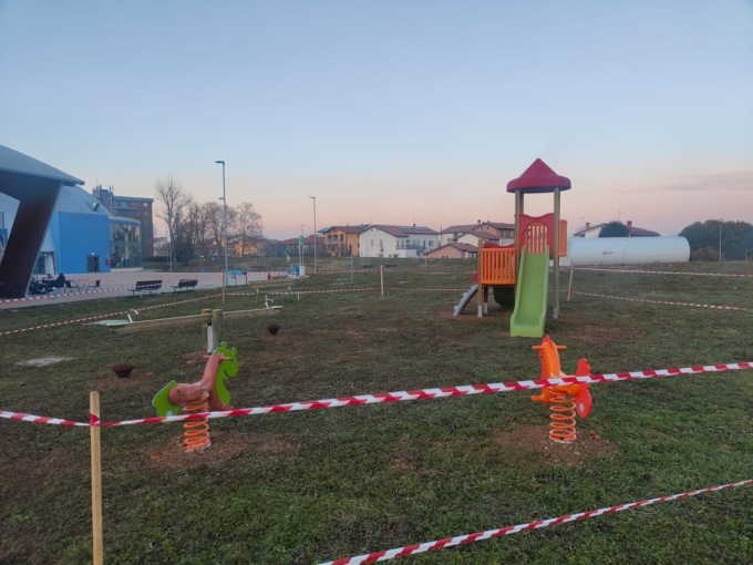 Un nuovo parco giochi al polifunzionale di Bussero