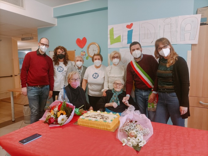 Gorgonzola e Pessano festeggiano la loro centenaria, Lidia Mandelli