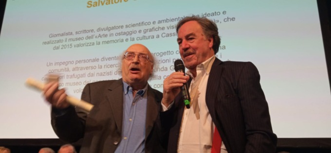 Il giornalista Salvatore Giannella premiato per avere inventato il museo Maio di Cassina de’ Pecchi