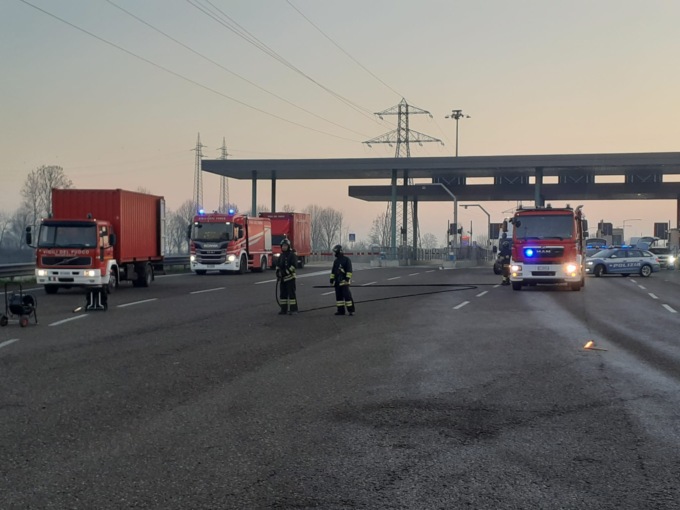 Pericolo esplosione all’uscita della Teem tra Pozzuolo e Pessano