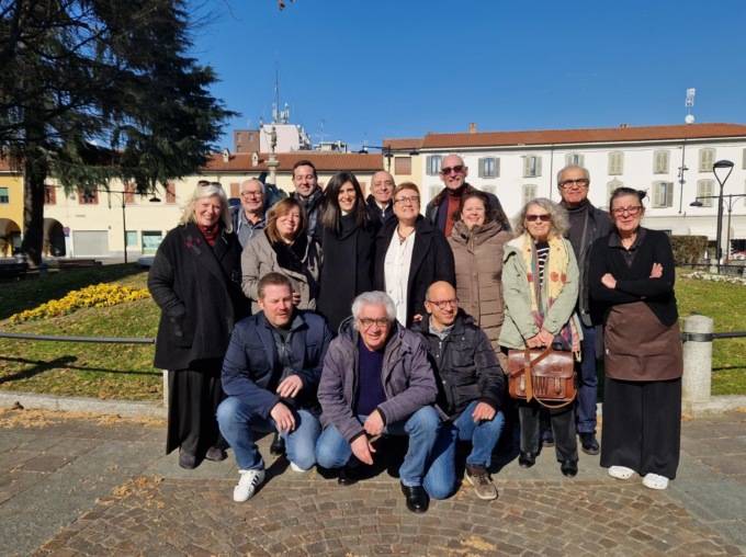L’onorevole Chiara Appendino in visita a Melzo