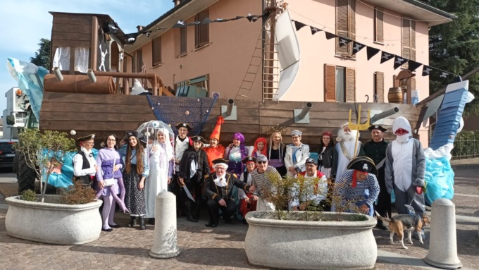 Liscate, si festeggia il Carnevale con il galeone dei pirati