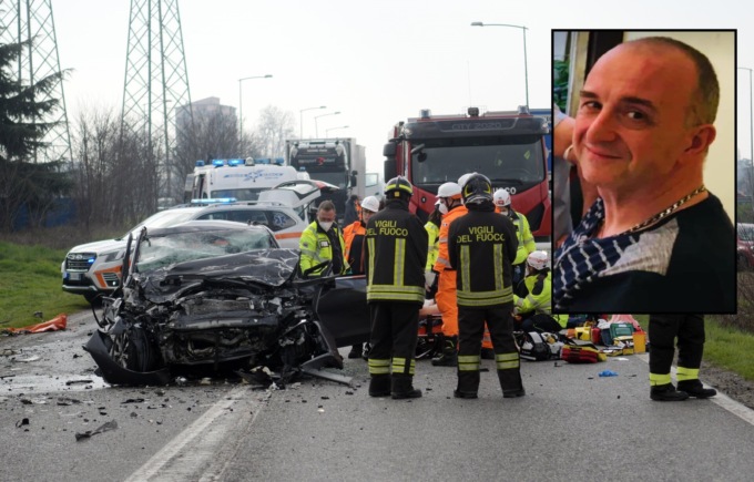 Oggi l’autopsia sul corpo del 55enne di Pioltello morto nel frontale sulla Sp39. Il figlio resta in prognosi riservata