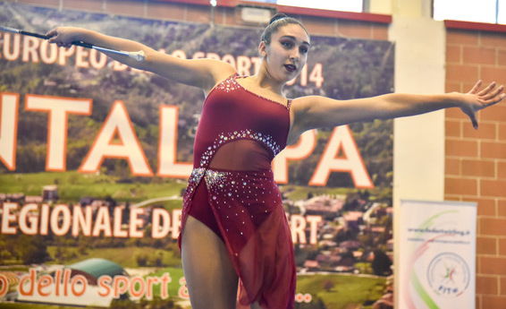 Prima prova in seria A per Chiara Di Benedetto del Twirling Cernusco