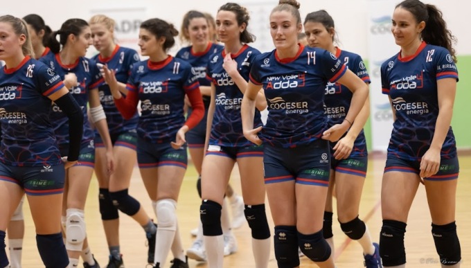 La New Volley Adda combatte ma viene battuta a domicilio dalle prime della classifica