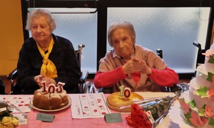 Festa a Cernusco sul Naviglio per due nonne ultracentenarie
