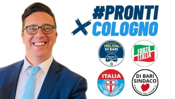 Verso le elezioni, a Cologno Monzese c’è anche il terzo candidato del centrodestra: è Giuseppe Di Bari