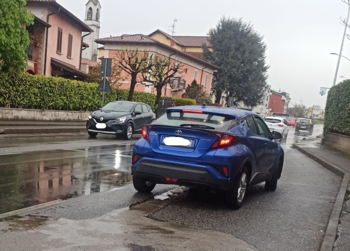 pozzo d'adda polizia locale incidente via de gasperi