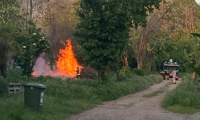 E’ caccia al piromane dei boschi a Fara Gera d’Adda