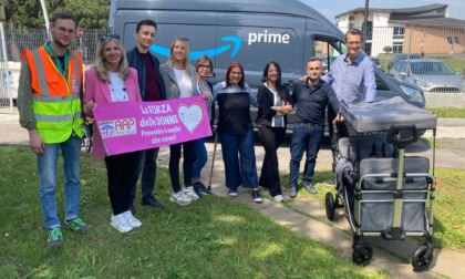 Grazie ad Amazon, Aap dona un carrello d'emergenza per l'asilo di Pioltello