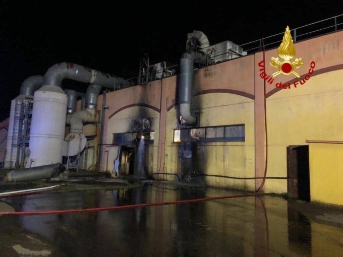 incendio econord impianto compostaggio cologno