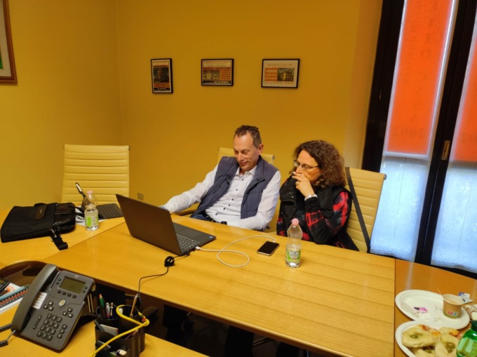 Diana Perego e Riccardo Pase in attesa dei risultati