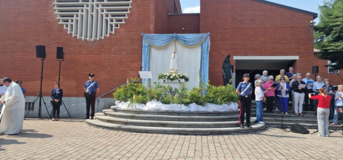 La Madonna pellegrina di Fatima è arrivata a Cassina de’ Pecchi e Gorgonzola
