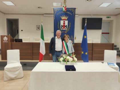 A Gorgonzola è stato sancito il passaggio di testimone: la fascia è passata a Ilaria Scaccabarozzi